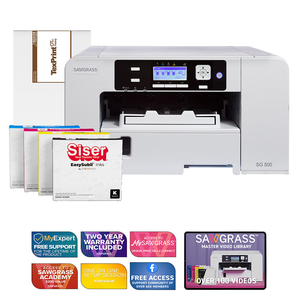 Sawgrass Virtuoso SG500 Complete Siser EasySubli Printerkit