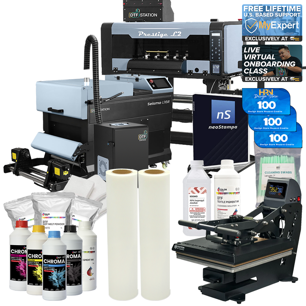 DTF Station Prestige L2 16" Printer L16R Shaker Leveringspakket