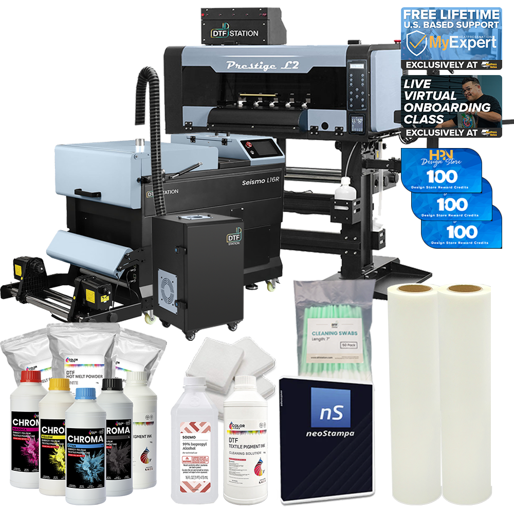 DTF Station Prestige L2 16" Printer L16R Shaker Leveringspakket