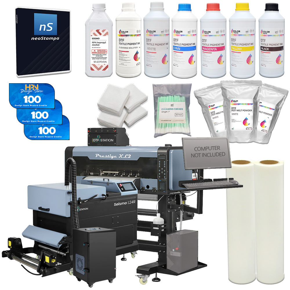 DTF Station Prestige XL2 24" printer met L24R Shaker bundel