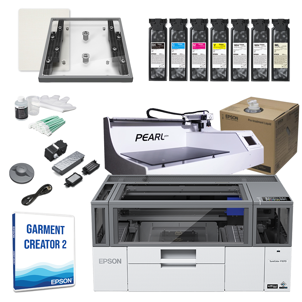 Epson SureColor F1070 DTG/DTF hybride printer Viper minibundel