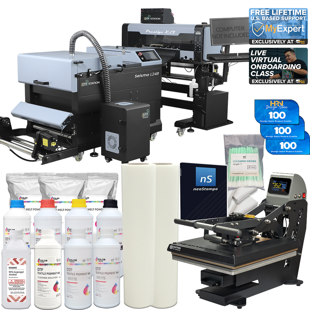 DTF Station Prestige XL2 24" printer met L24R Shaker bundel