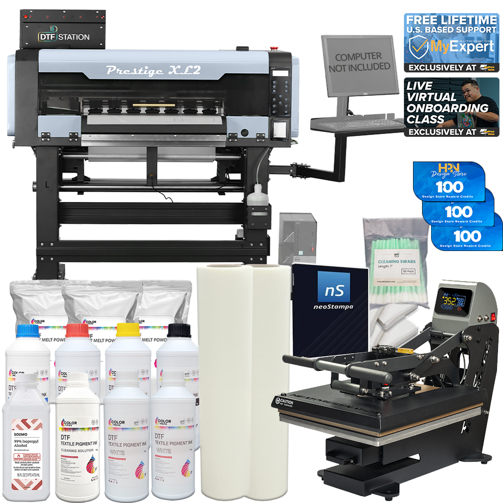 DTF Station Prestige XL2 24" printer met benodigdhedenpakket