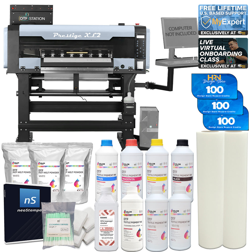 DTF Station Prestige XL2 24" printer met benodigdhedenpakket