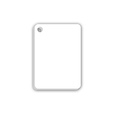 Unisub 2.25" x 1.6" Sublimation Acrylic Rectangle Key Chain - HeatPressNation