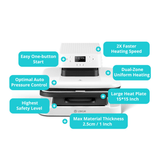 LOKLiK by HTVRont ImPress Bundle with Auto 15" x 15" and Hat Heat Press - HeatPressNation