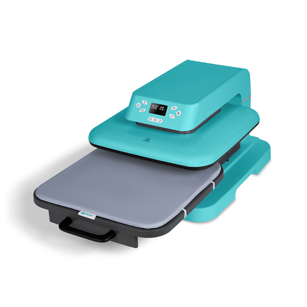 LOKLiK by HTVRont ImPress Auto 15" x 15" Heat Press - LOKLiK Blue - HeatPressNation