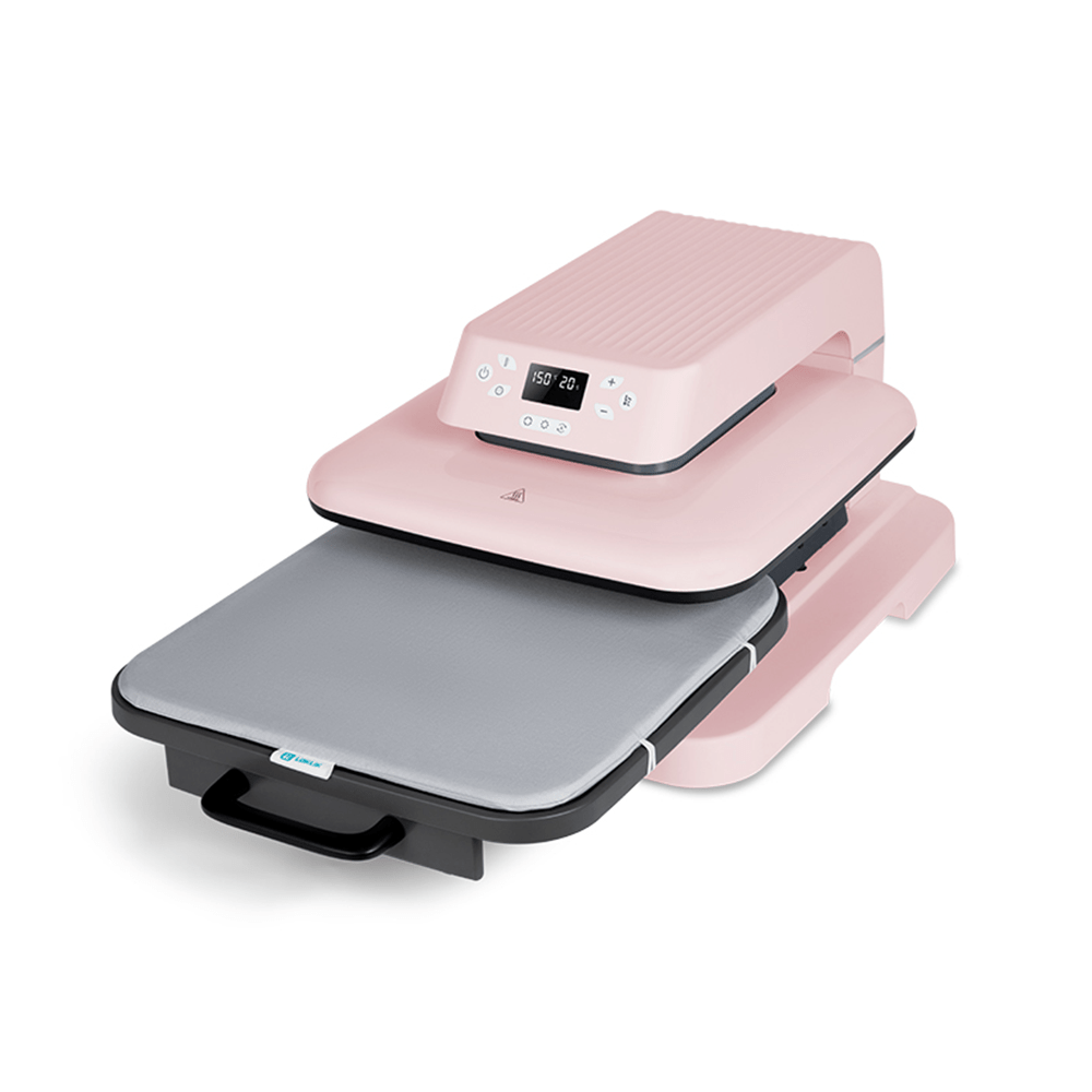 LOKLiK by HTVRont ImPress Auto 15" x 15" Heat Press - Romance Pink - HeatPressNation