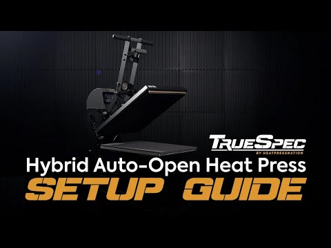 HPN TrueSpec 16" x 20" Auto-Open Hybrid Heat Press Complete Bundle 220v