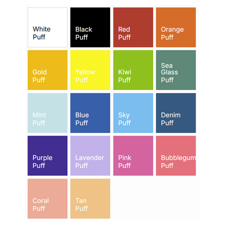 HPN TruePrint Puff Custom Heat Transfers 