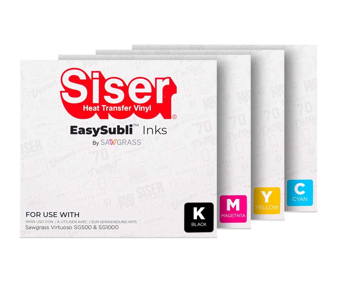 Siser EasySubli UHD SG500/SG1000 Individual Sublimation Ink Cartridges Subscription - HeatPressNation