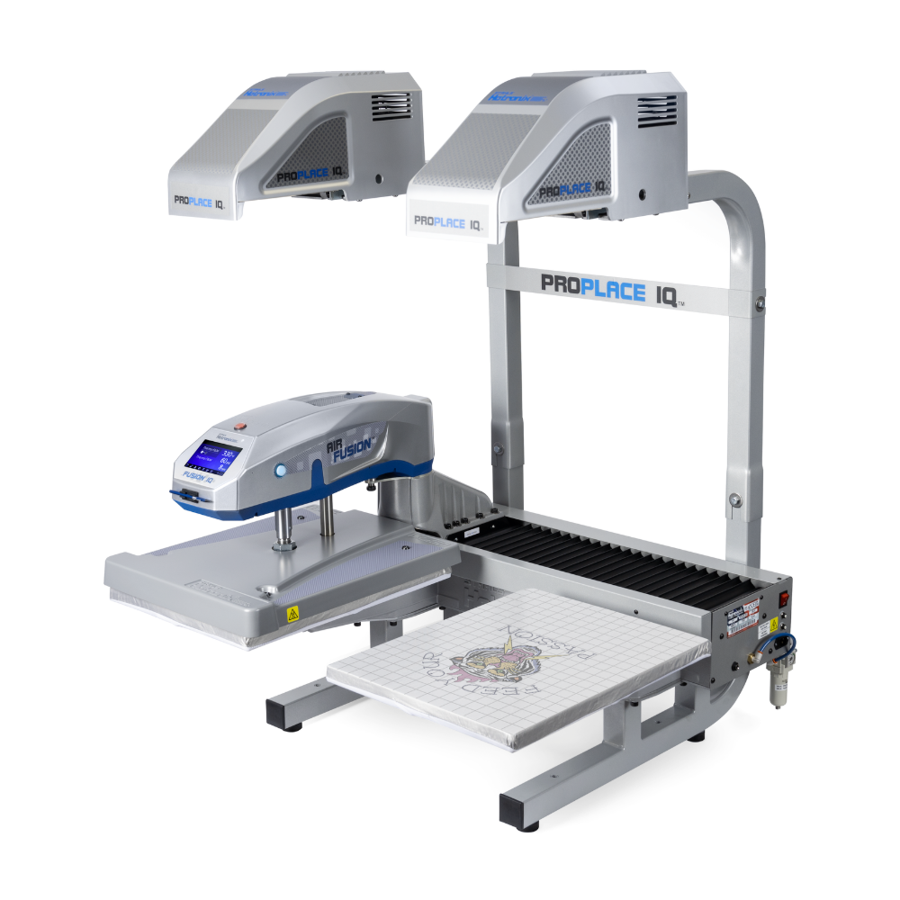 Das integrierte Hotronix Dual Air Fusion ProPlace IQ-System von Stahls 