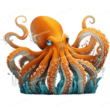 Water Octopus Design - HeatPressNation