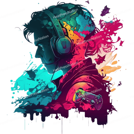 Neon Gamer Design - HeatPressNation