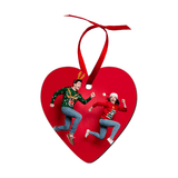 Unisub 3.25" x 3.25" Heart Sublimation Hardboard Ornament - HeatPressNation