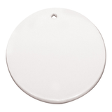 HPN SubliCraft 3" Round Sublimation Ceramic Ornament with Hole - HeatPressNation