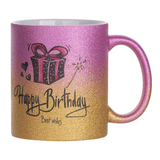 HPN SubliCraft 11 oz. Glitter Gradient Sublimation Ceramic Mug - 12 per case - HeatPressNation