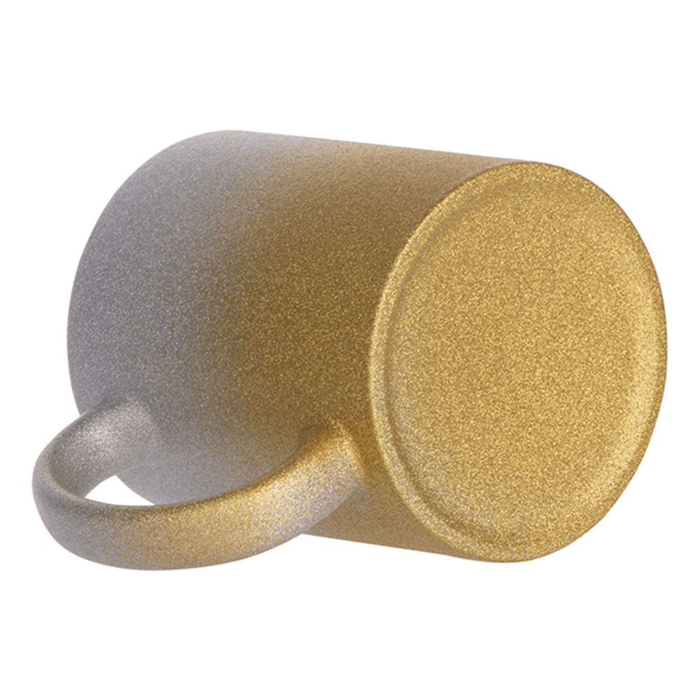 HPN SubliCraft 11 oz. Glitter Gradient Sublimation Ceramic Mug - 12 per case - HeatPressNation