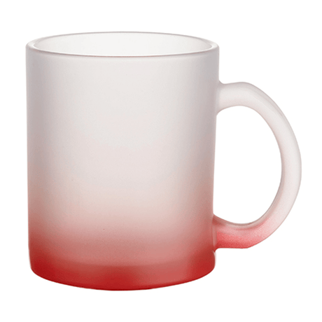 HPN SubliCraft 11 oz. Color Gradient Sublimation Glass Mug - 36 per case - HeatPressNation