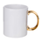 HPN SubliCraft 11 oz. Plated Handle Sublimation Ceramic Mug - 12 per case - HeatPressNation