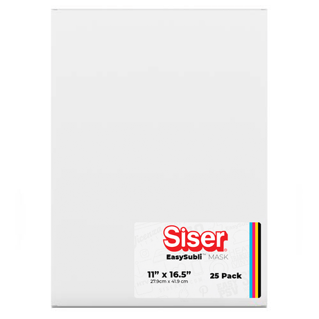 Siser EASYSUBLI Mask - 11" x 16.5" - 25 Sheets - HeatPressNation