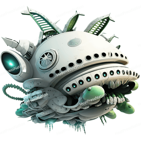 Futuristic Spaceship Design - HeatPressNation