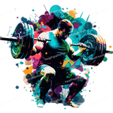 Splatter Weight Training Design - HeatPressNation