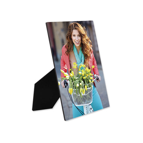 ChromaLuxe 8" x 10" Gloss Sublimation Hardboard Photo Panel with Easel - HeatPressNation