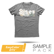 Siser EasyColor™ DTV™ Inkjet Printable Heat Transfer Vinyl Sample Pack - HeatPressNation