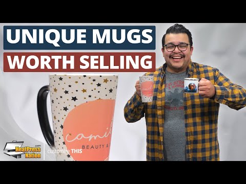 HPN SubliCraft 12 oz. Glossy Color Changing Ceramic Sublimation Latte Mug - 36 per Case