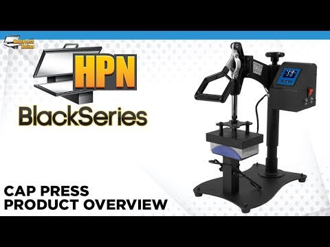 HPN Black Series Cap & Label Combo Auto-Open Heat Press