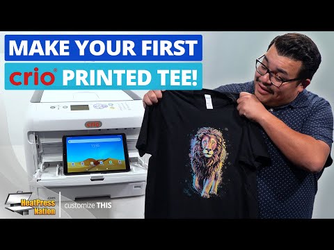 Crio 8432WDT White Toner Laser DTF Printer with RIP Software
