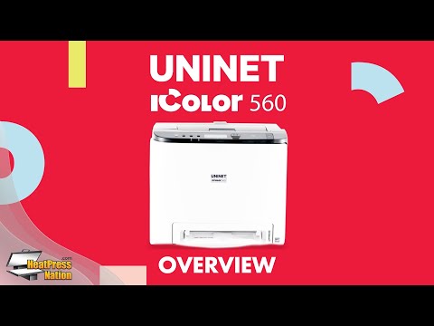 Uninet IColor 560 White Toner DTF-printer met IColor ProRIP, SmartCUT-software en White Toner Master Class 