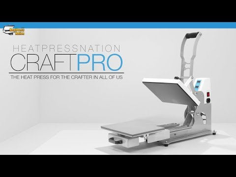 HPN CraftPro 13" x 9" Clamshell Heat Press : Mint