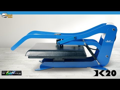 Geo Knight DK16A Digital Knight 14" x 16" Clam Auto-Open-Heißpresse 