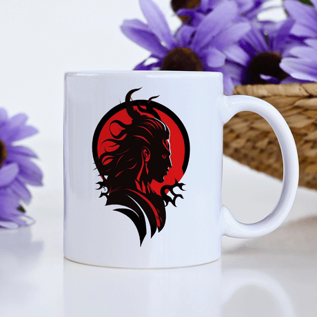 Red and Black Warrior Design - HeatPressNation
