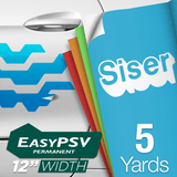 Siser EasyPSV Permanent Adhesive Sticker Vinyl - 12" x 5 Yards - HeatPressNation