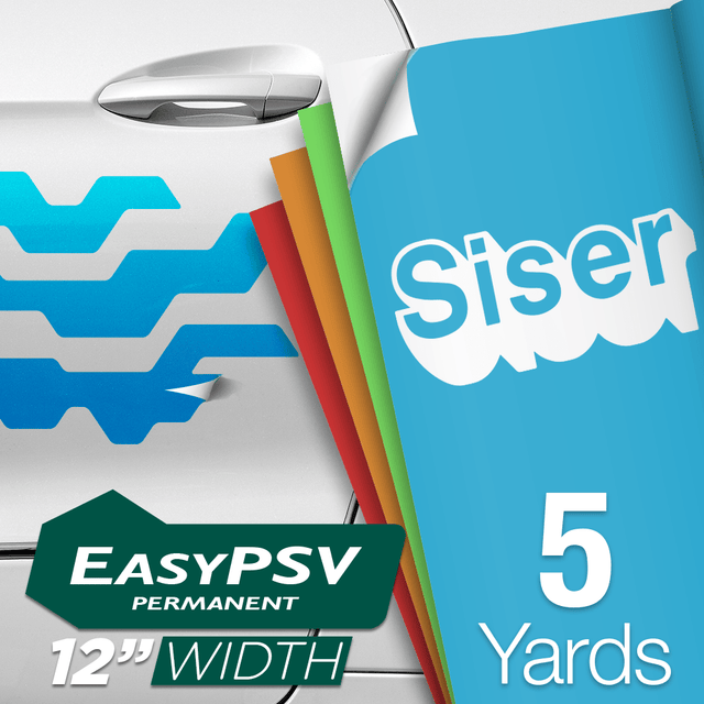 Siser EasyPSV Permanent Adhesive Sticker Vinyl - 12" x 5 Yards - HeatPressNation