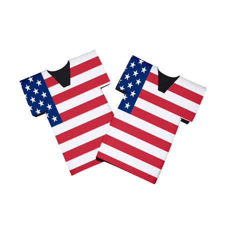 HPN SubliCraft Sublimation Shirt/Jersey Bottle Cooler Sleeve for 12 oz. Long Neck Bottles - 10 Pack - HeatPressNation