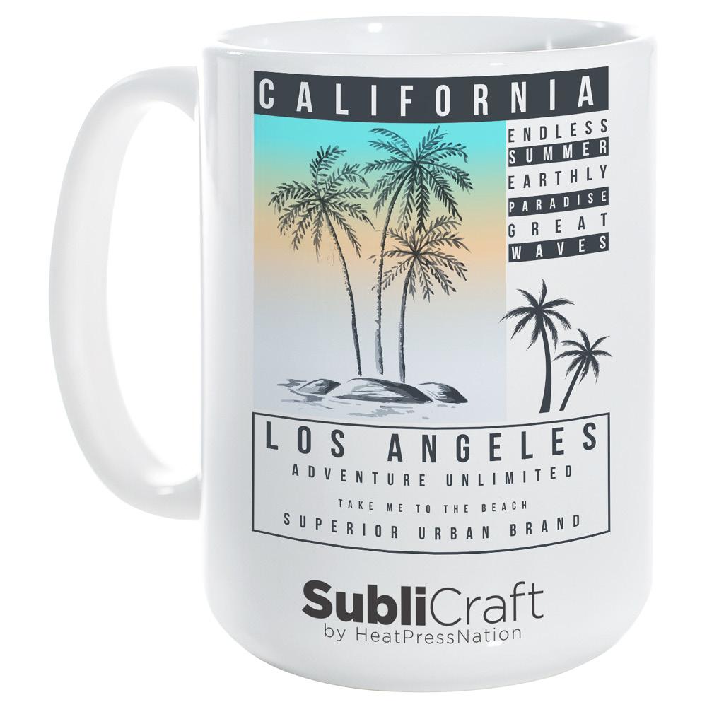 HPN SubliCraft 15 oz. Sublimation Porcelain Mug - 12 per Case - HeatPressNation