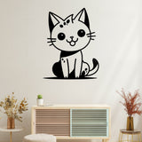 Smiling Cute Cat Vector Design - HeatPressNation
